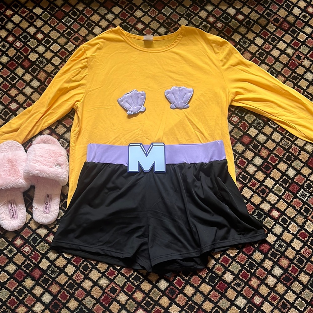 Mermaid Man Costume (Includes everything pictured)